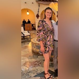 Cleobella long sleeve mini dress